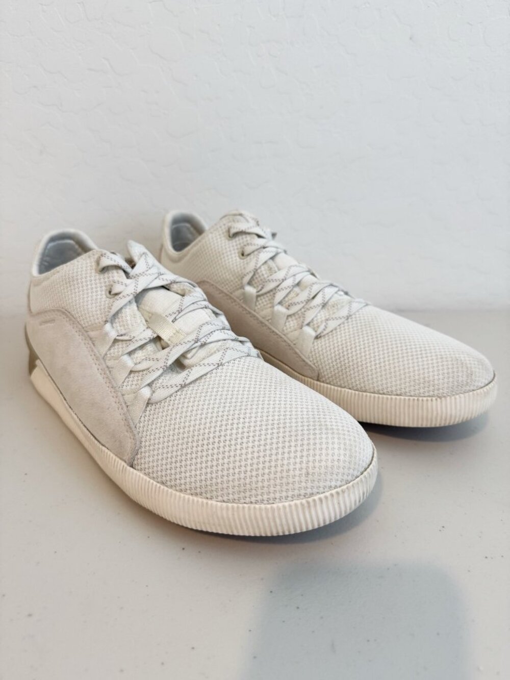 Sorel Out N About Sneakers Womens Size 10.5 Sea Salt Waterproof Suede Gorpcore